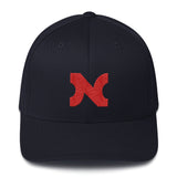 FLEXFIT EMBROIDERED RED N