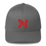 FLEXFIT EMBROIDERED RED N