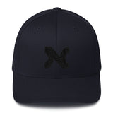 FLEXFIT EMBROIDERED BLACK N