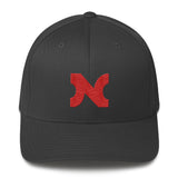FLEXFIT EMBROIDERED RED N