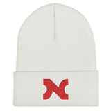KNIT CUFFED BEANIE RED N