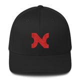 FLEXFIT EMBROIDERED RED N