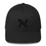 FLEXFIT EMBROIDERED BLACK N