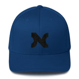 FLEXFIT EMBROIDERED BLACK N