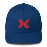 FLEXFIT EMBROIDERED RED N