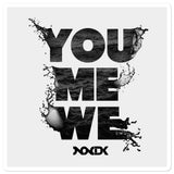 YOU ME WE Sticker