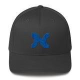 FLEXFIT EMBROIDERED BLUE N