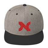 SNAPBACK 3D-EMBROIDERED RED N