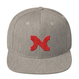SNAPBACK 3D-EMBROIDERED RED N