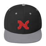 SNAPBACK 3D-EMBROIDERED RED N