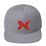 SNAPBACK 3D-EMBROIDERED RED N